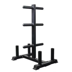 Rack-Soporte Almacenaje de Discos Olimpicos+Barras (Torre) / Genérico (Sin marca)