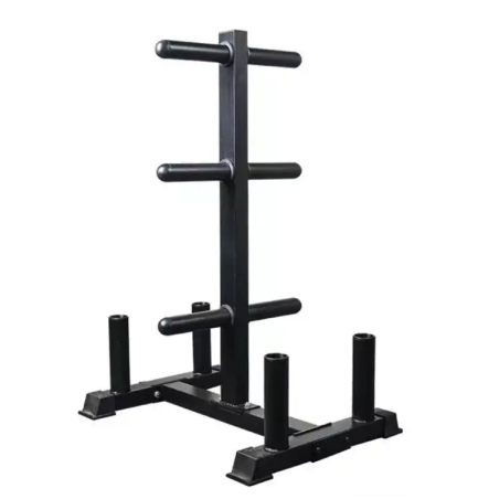 Rack-Soporte Almacenaje de Discos Olimpicos+Barras (Torre) / Genérico (Sin marca)