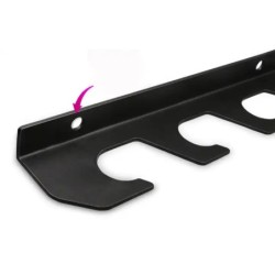 Rack-Soporte Almacenaje de Barras Pesa a Pared (Universal) / Genérico (Sin marca)