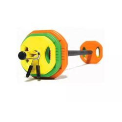 Pack Completo: Barra de Aeróbico Body Pump + Discos 27,5kg + Cierres (28mm) / Genérico (Sin marca)