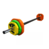 Pack Completo: Barra de Aeróbico Body Pump + Discos 27,5kg + Cierres (28mm) / Genérico (Sin marca)