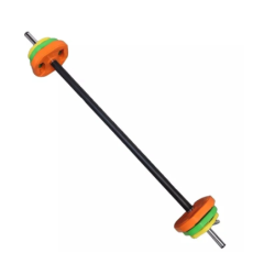 Pack Completo: Barra de Aeróbico Body Pump + Discos 27,5kg + Cierres (28mm) / Genérico (Sin marca)