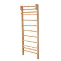 Espaldera-Escalera de Apoyo Fitness de Madera Barnizada / Genérico (Sin marca)