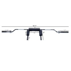 Squat Barbell-Safety Squat Olympic / Generic (Unbranded)