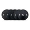 Disco Olímpico Pesa de Goma-Bumper Negro 50mm / Genérico (Sin marca)