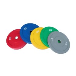 Disco Olímpico Pesa de Goma-Bumper Color 50mm / Genérico (Sin marca)