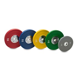 Disco Olímpico Pesa de Goma-Bumper Competición 50mm | Profesional / Genérico (Sin marca)