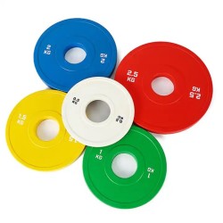 Olympic Plate Rubber Weight-Fractional Bumper (Colour) 50mm / Generic (Unbranded)