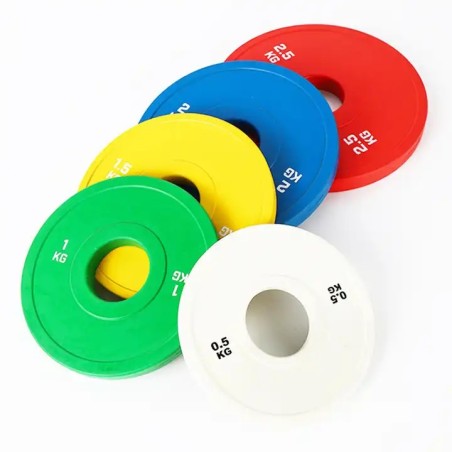 Olympic Plate Rubber Weight-Fractional Bumper (Colour) 50mm / Generic (Unbranded)