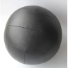 Wall Ball-Balón de Fuerza Lanzamiento (Doble Costura) Negro / Genérico (Sin marca)