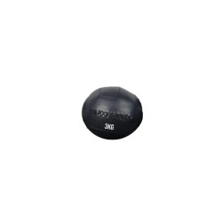 Wall Ball-Balón de Fuerza Lanzamiento (Doble Costura) Negro / Genérico (Sin marca)
