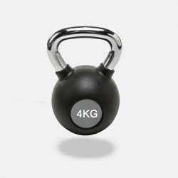 Kettlebells-Pesas Rusas de Hierro con Agarre Acero (Negras) / Genérico (Sin marca)