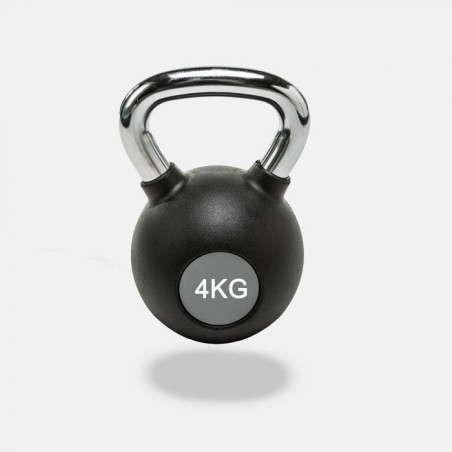 Kettlebells-Pesas Rusas de Hierro con Agarre Acero (Negras) / Genérico (Sin marca)