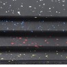 Suelo-Pavimiento Fitness de Caucho en Loseta (Negro Moteada) 1m² x 15mm / Genérico (Sin marca)