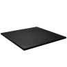 Suelo-Pavimiento Fitness de Caucho en Loseta (Negro) Varios Formatos  / Genérico (Sin marca)