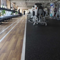 Suelo-Pavimiento Fitness de Caucho en Rollo (Varios Formatos y Colores) / Genérico (Sin marca)