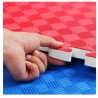 Tatami Suelo-Pavimiento Fitness de Goma Eva en Loseta Puzzle (Azul+Rojo) 1m² x 25mm / Genérico (Sin marca)