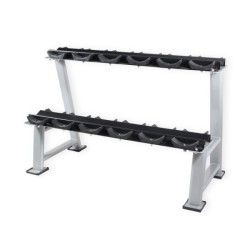 Mancuernero-Rack Soporte Almacenaje de Mancuerna Redonda con Cunas / Genérico (Sin marca)