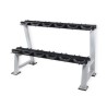 Mancuernero-Rack Soporte Almacenaje de Mancuerna Redonda con Cunas / Genérico (Sin marca)