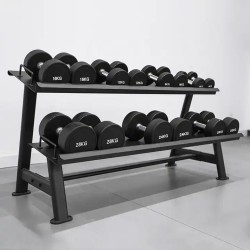 Mancuernero-Rack Soporte Almacenaje de Mancuernas Hexagonales / Genérico (Sin marca)