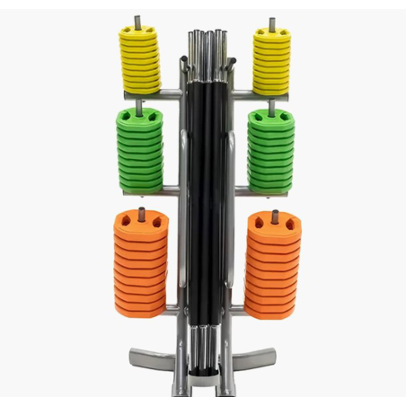 Rack-Soporte Almacenaje de Disco+Barra Body Pump / Genérico (Sin marca)