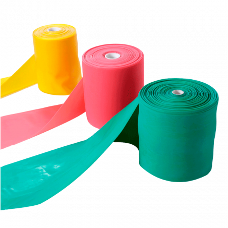 Bandas de Latex Finas para Yoga-Pilates (Rollo 25m x 0,05mm) / Genérico (Sin marca)