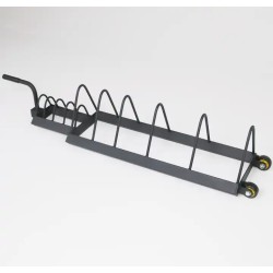Rack-Soporte Almacenaje de Discos Olímpicos Pesxa de Goma-Bumper (Suelo) / Genérico (Sin marca)