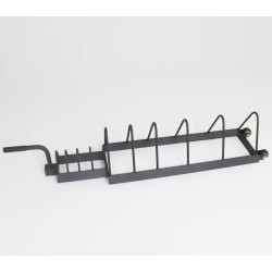 Rack-Soporte Almacenaje de Discos Olímpicos Pesxa de Goma-Bumper (Suelo) / Genérico (Sin marca)